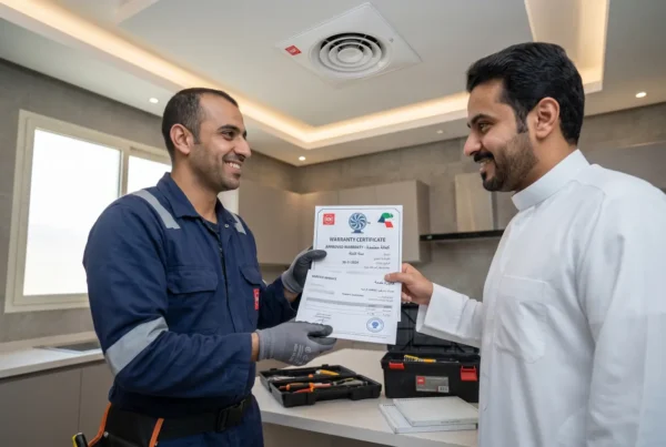 شهادة كفالة تركيب وتصليح شفاطات الكويت