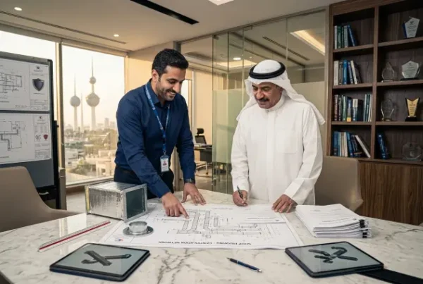 تصميم واعتماد مخطط دكتات التهوية المركزية الكويت