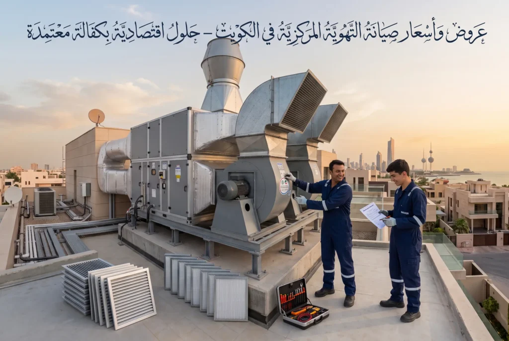 عروض وأسعار صيانة التهوية المركزية في الكويت حلول اقتصادية بكفالة معتمدة