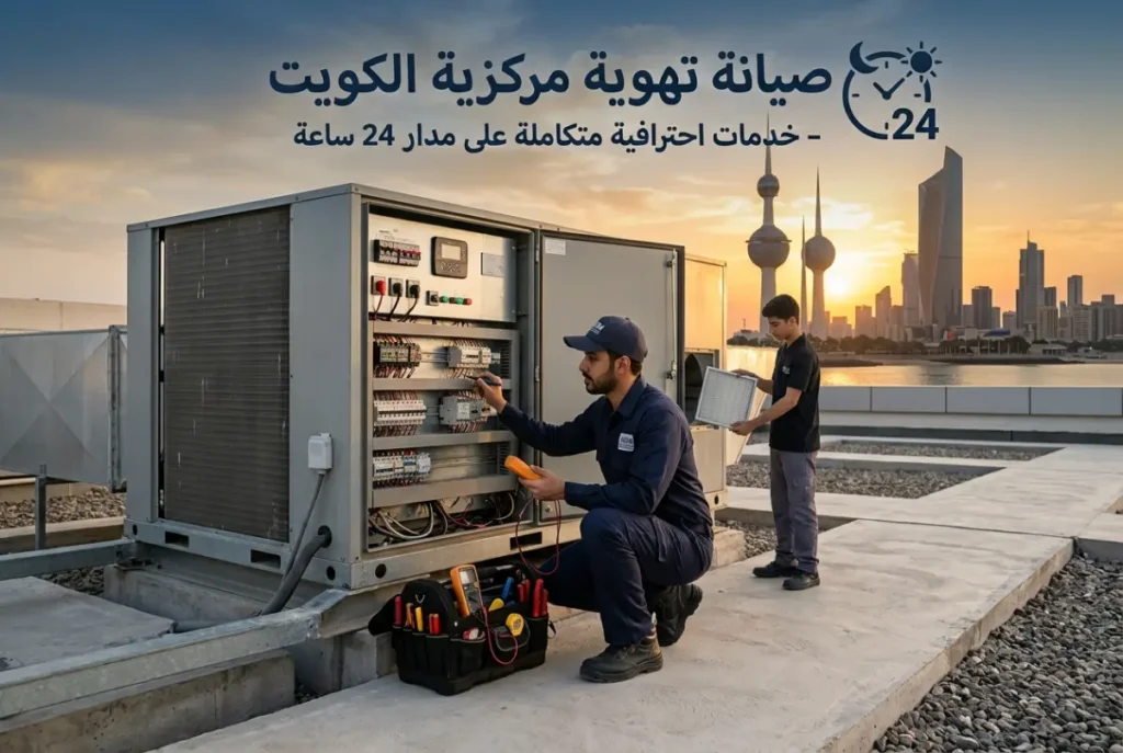 صيانة تهوية مركزية الكويت خدمات احترافية متكاملة 24 ساعة